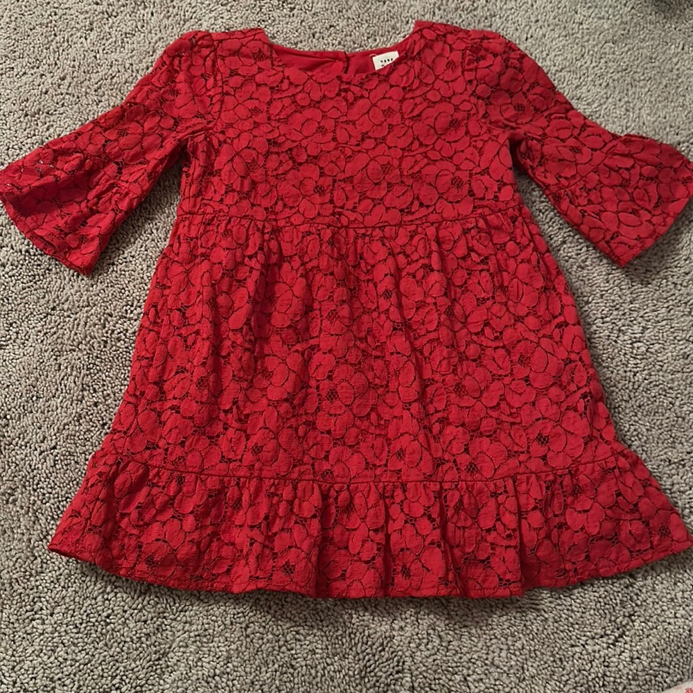 Baby Gap 2T red lace dress